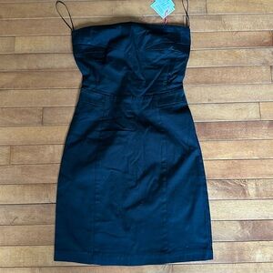 NWT See by Chloe cotton dress in black size US 4